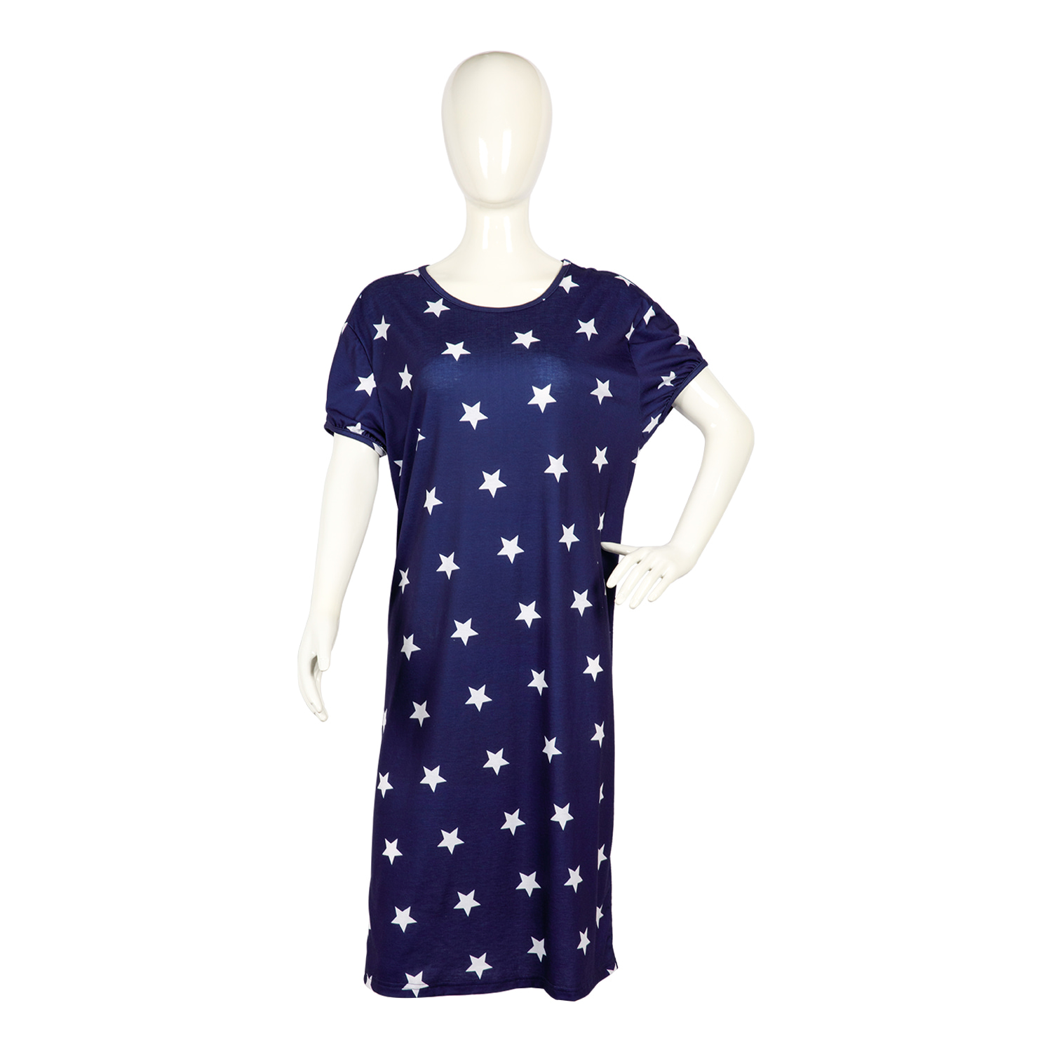 Short-sleeved dress pajama suit