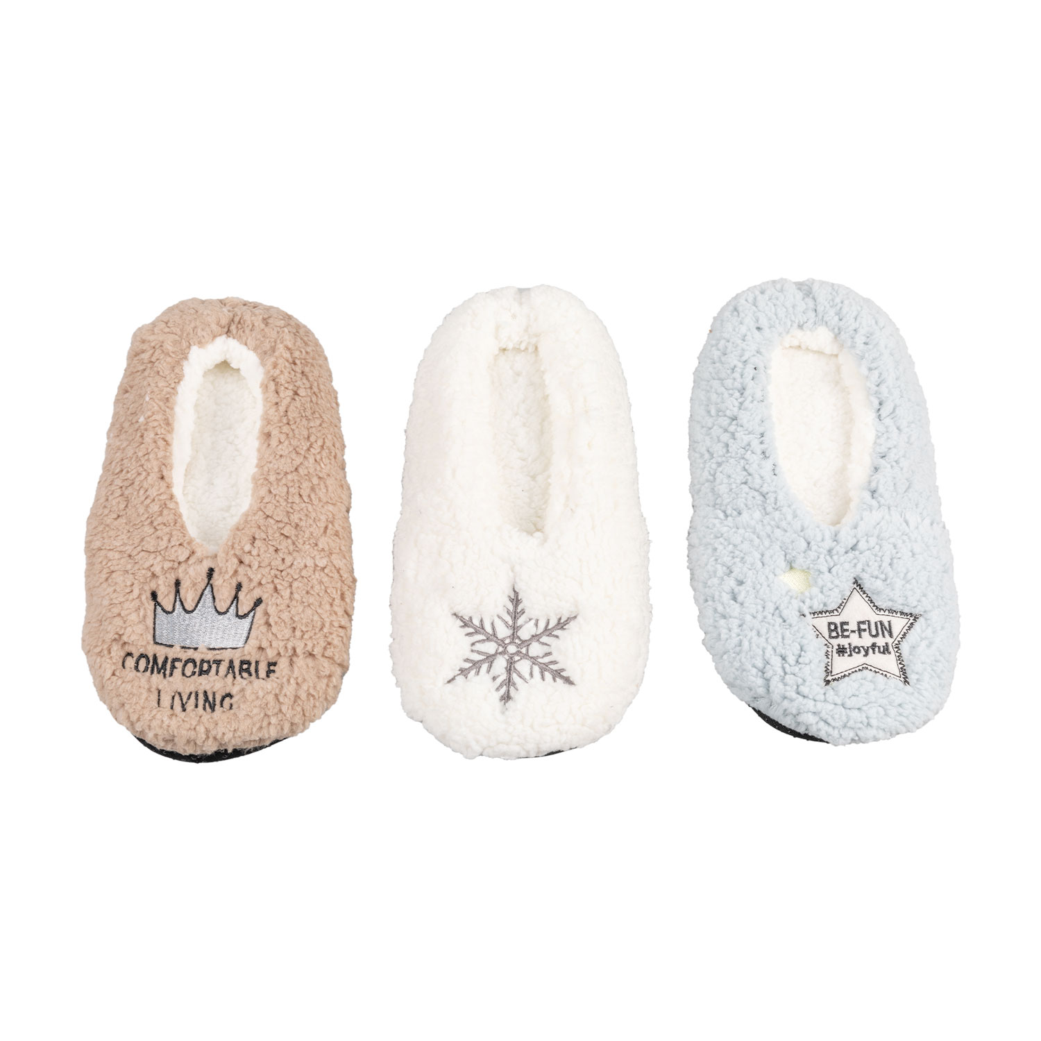 Cotton Fleece Indoor Slippers