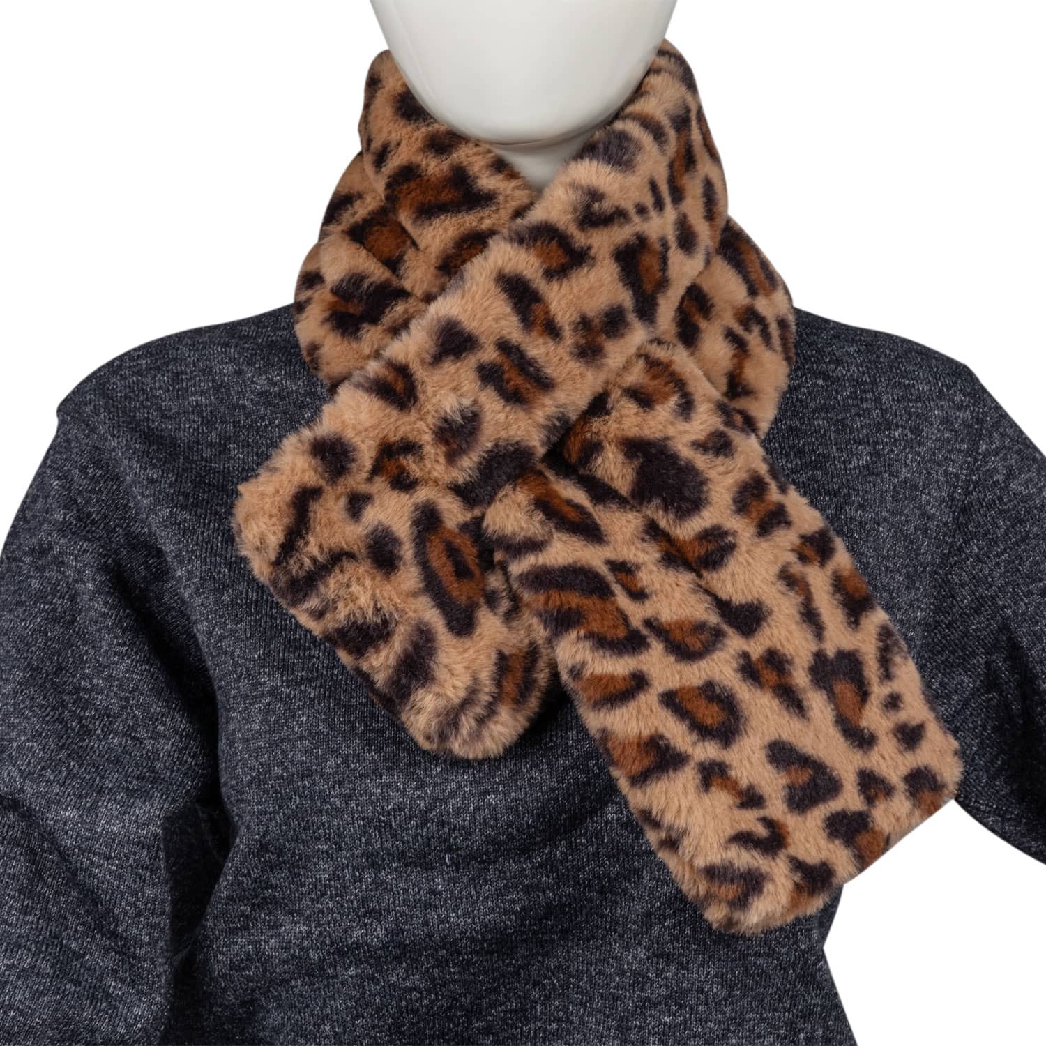 Woman cross scarf