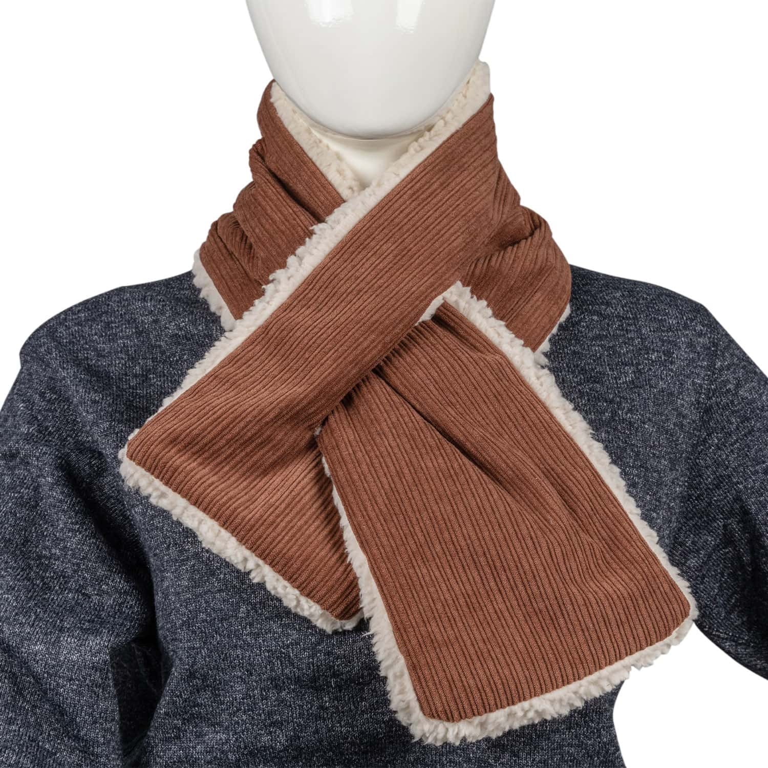 Woman cross scarf