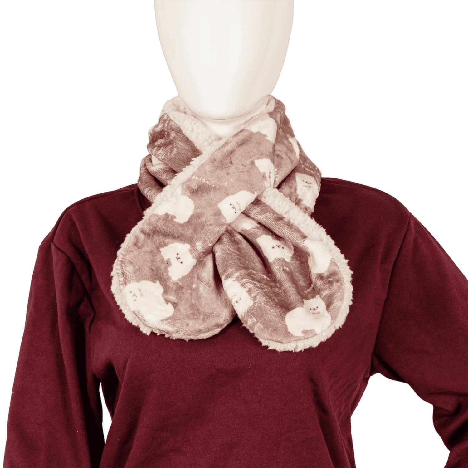 How does the double-sided cold-feeling scarf handle perspiration or water absorption when worn in hot conditions?